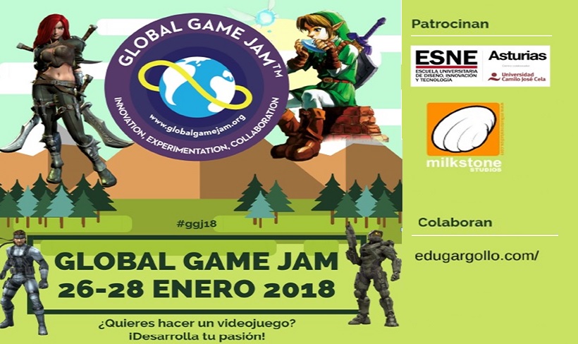 ESNE Asturias, sede de la “Global Game Jam 18” ESNE Asturias, sede de la “Global Game Jam 18”