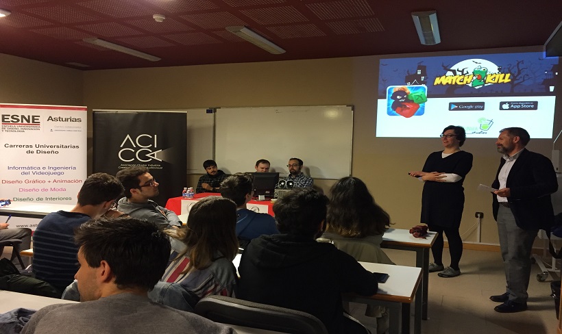 Masterclass con los tres finalistas de Videojuegos de los III premios GAVA Masterclass con los tres finalistas de Videojuegos de los III premios GAVA